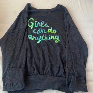 Black shirt for girls